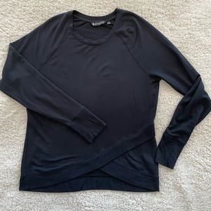 Women’s M ATHLETA Wrap Sweater Cross Front Black